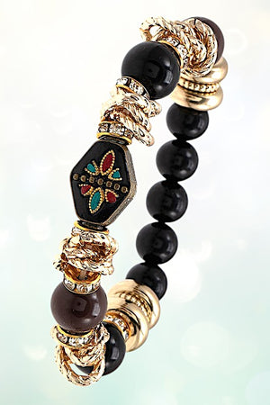 MIX BEAD STRETCH BRACELET