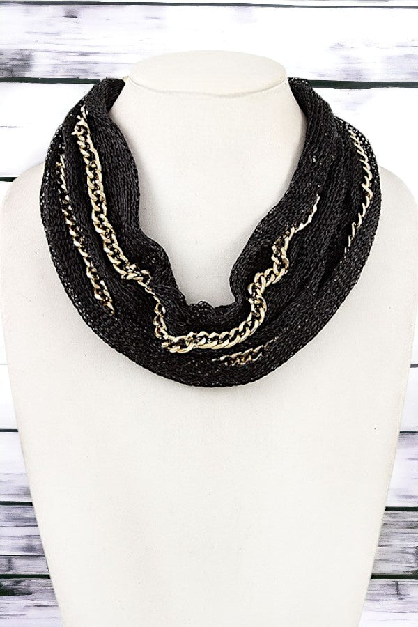 MESH COLLAR CHAIN NECKLACE