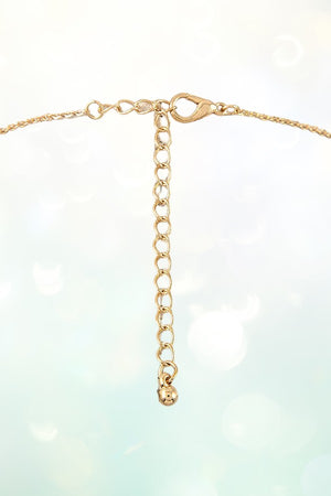 TRIANGULAR SPIKE TEXTURED FRAMED NECKLACE AND EARRING SET