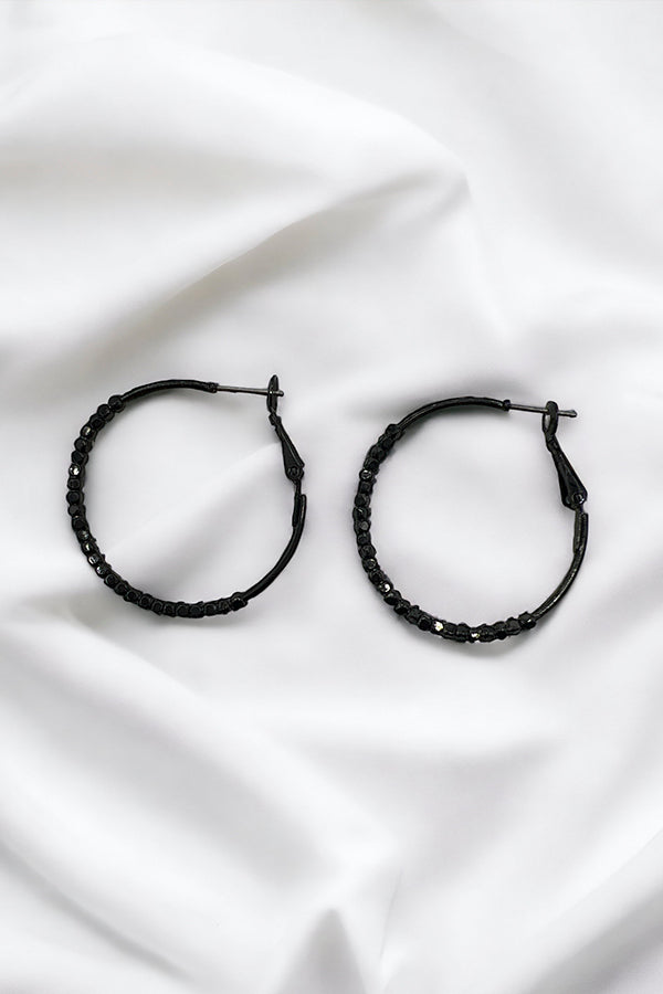 Bead Hoop Earring