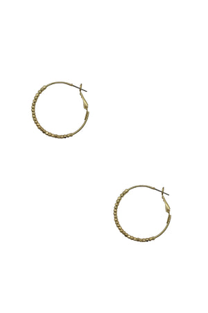 Bead Hoop Earring