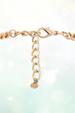 TRIPLE ROW MULTI CHAIN COLLAR NECKLACE SET