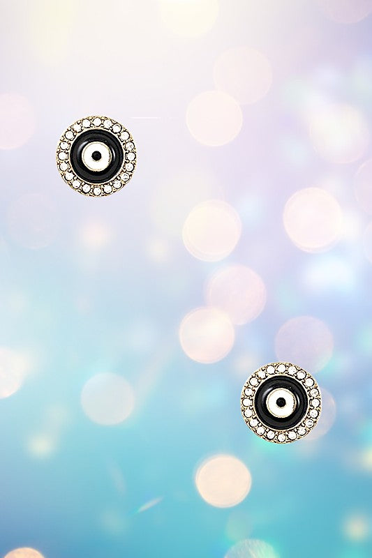 EVIL EYE POST EARRING