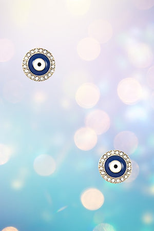 EVIL EYE POST EARRING