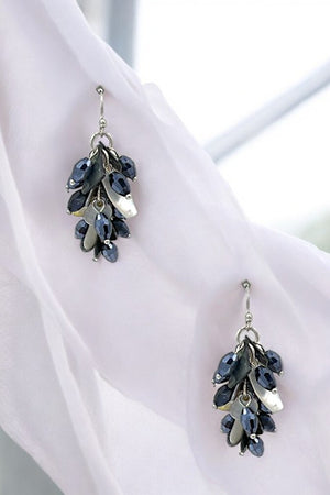 Stone Cluster Dangle Earring