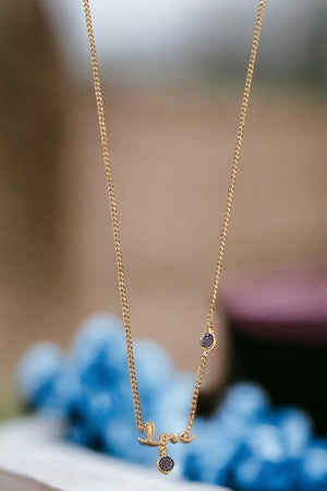 Birthstone Love Pendant Necklace