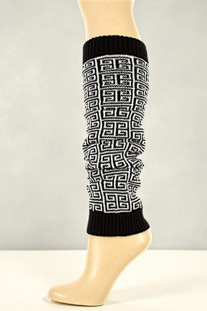 MAZE PATTERN FASHION LEGWARMER