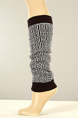 MAZE PATTERN FASHION LEGWARMER