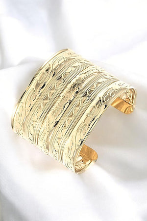 MIX PATTERN CUFF BRACELET