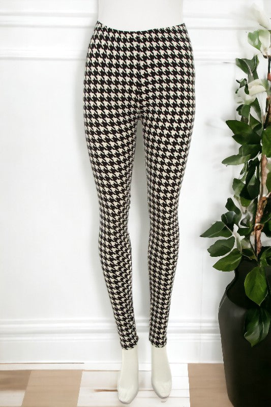 Houndstooth Pattern Legging