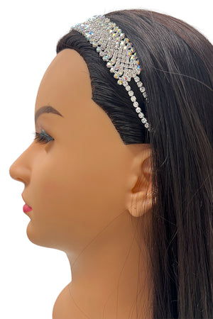 Zig zag Pattern Rhinestone Headband