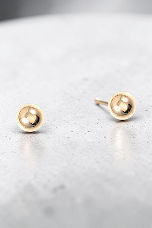 HYPO ALLERGENIC BALL BEAD STUD POST EARRING