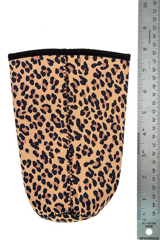 Animal Print Drink Sleeve