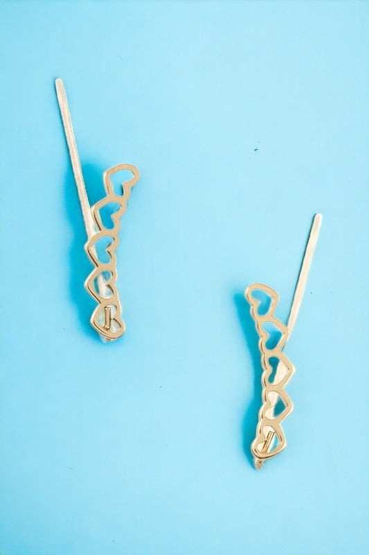 Heart Link Slider Earring