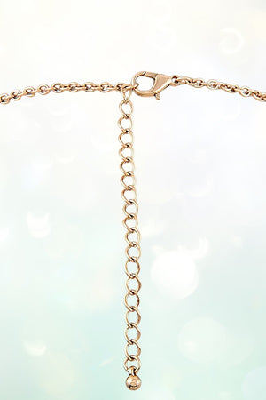 PEARL BEAD CROSS PENDANT NECKLACE EARRING SET