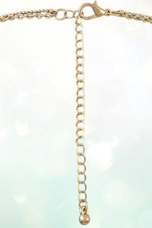 TREE OF LIFE AND CROSS FLOURY PENDANT LAYERED NECKLACE AND CROSS FLOURY