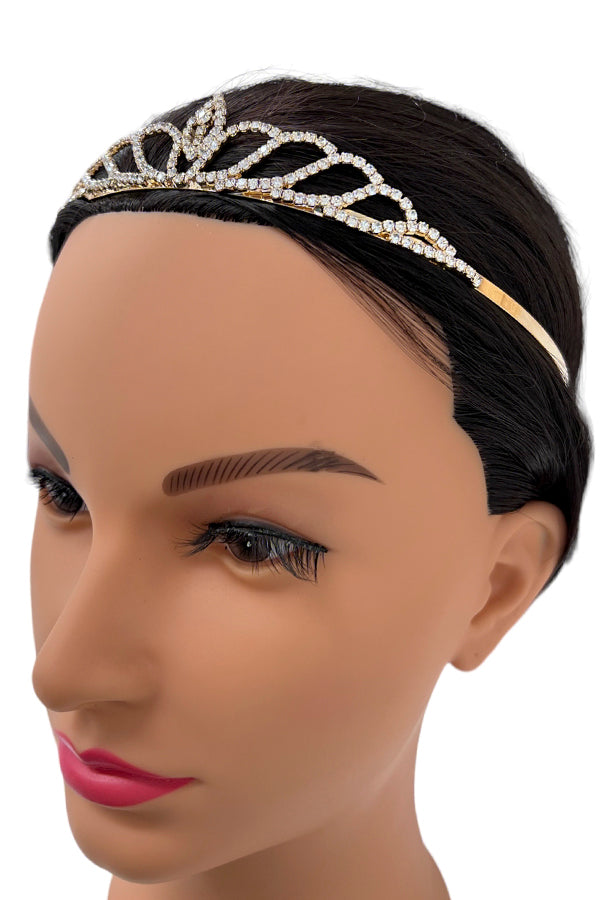 Rhinestone Marquise Cut Tiara