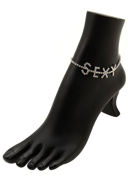 SEXY STONE PAVE ANKLET