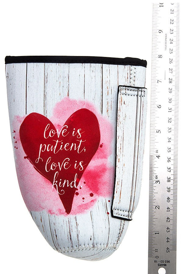 Love Print Cup Sleeve