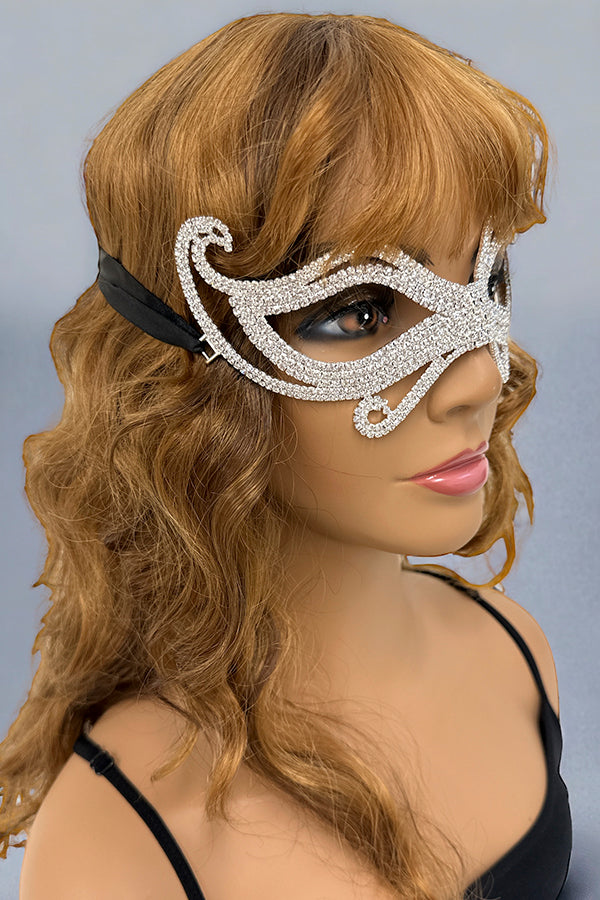 Embellished Rhinestone Party Mask