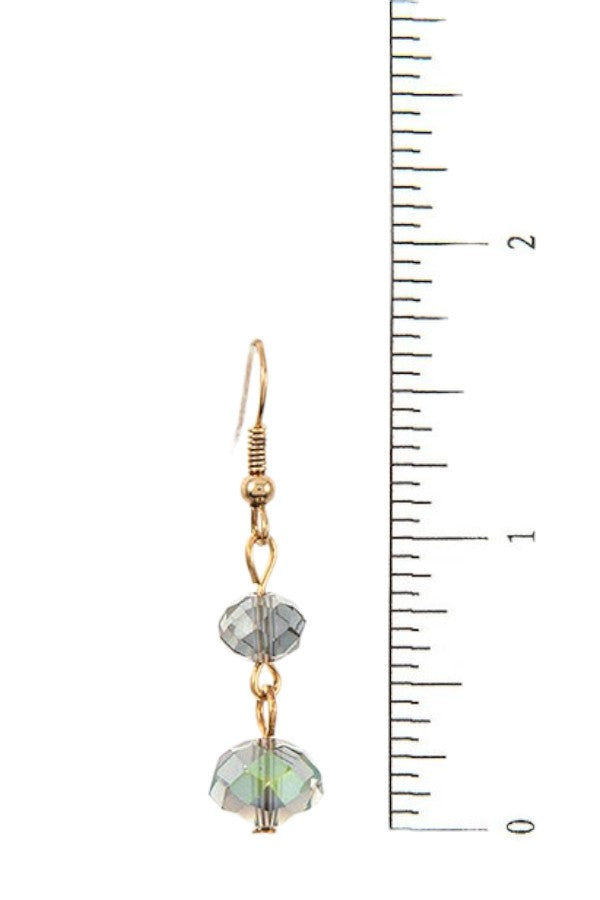 FACETED GEM BEAD BIB NECKLACE SET