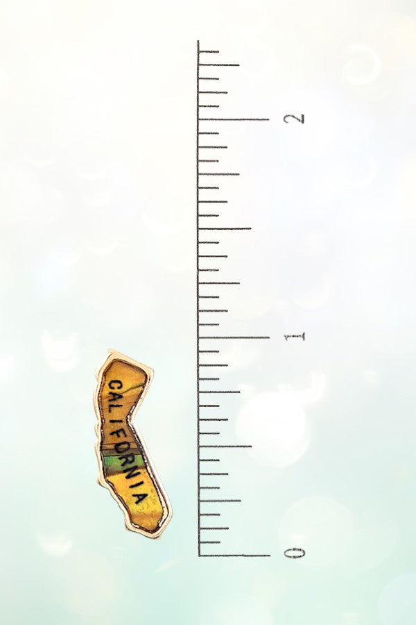 STATE OF CALIFORNIA POST EARRING