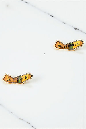 STATE OF CALIFORNIA POST EARRING