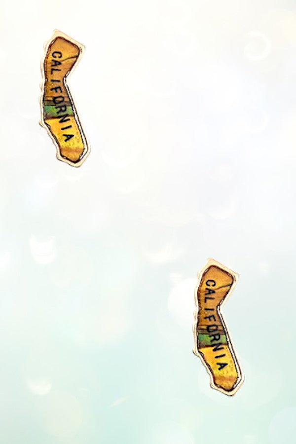 STATE OF CALIFORNIA POST EARRING