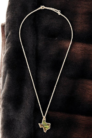 TEXAS State Pendant Necklace