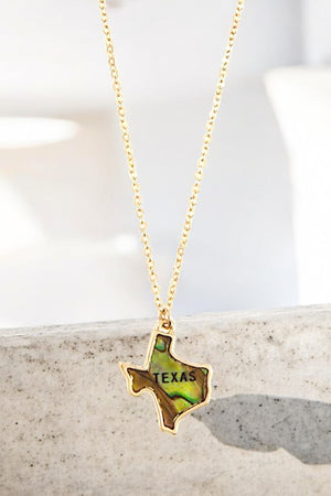 TEXAS State Pendant Necklace