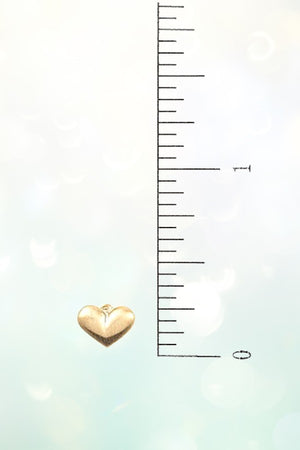 MATTE DAINTY HEART POST EARRING