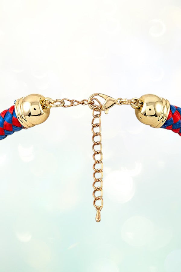 FACETED STONE BEAD ROPE NECKLACE SET