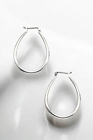 TEARDROP HOOP EARRING