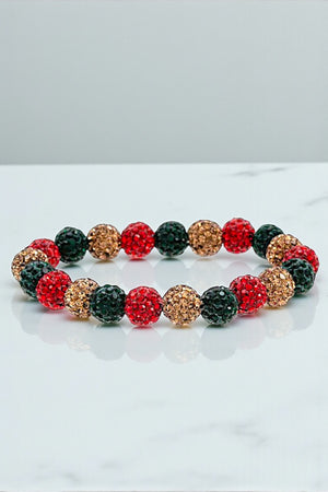 GEM PAVE ORB STRETCH BRACELET