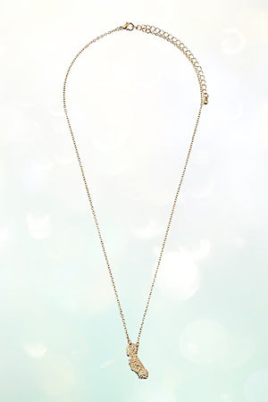 CALIFORNIA STATE PENDANT NECKLACE