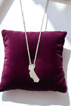 CALIFORNIA STATE PENDANT NECKLACE
