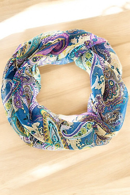 Mix Paisley Assorted Color Pack Infinity Scarf