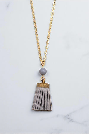 MINI TASSEL PENDANT NECKLACE