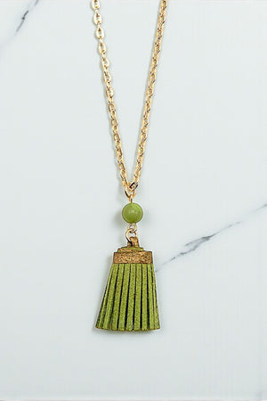 MINI TASSEL PENDANT NECKLACE
