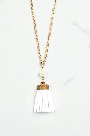 MINI TASSEL PENDANT NECKLACE