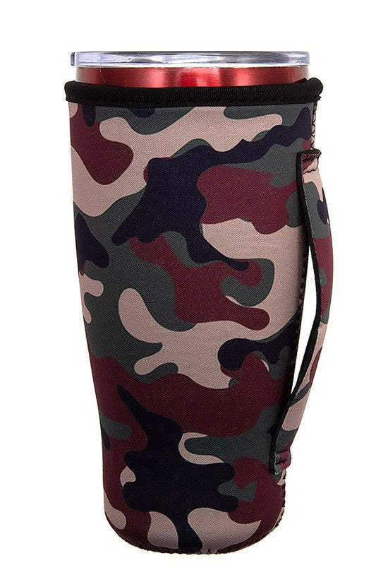 CAMOFLAUGE PRINT CUP SLEEVE