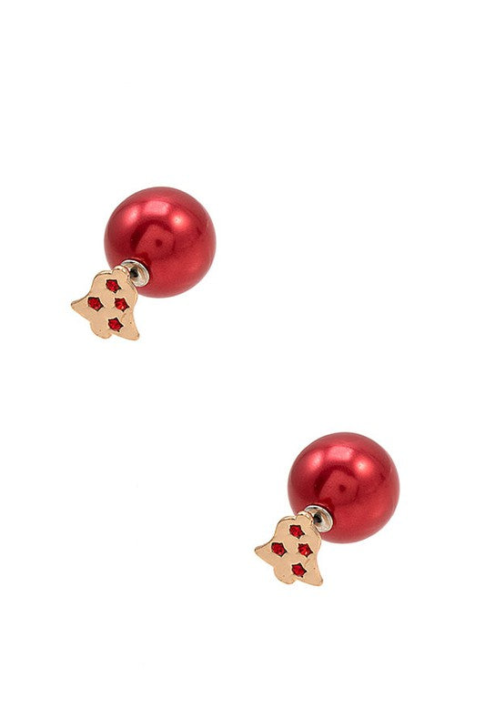 DOUBLE SIDED CHRISTMAS POST EARRING