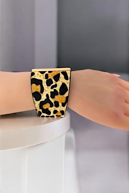 Half Animal Print Bracelet