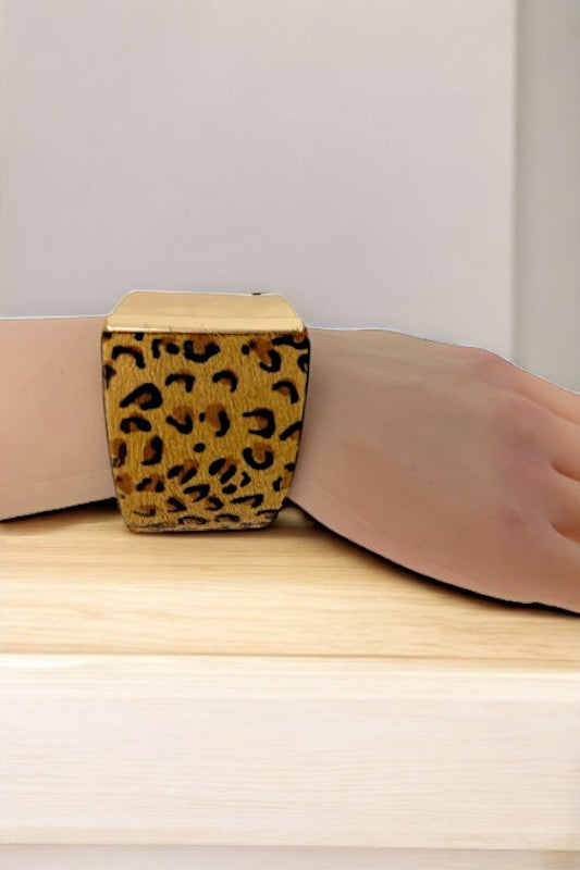 Half Animal Print Bracelet