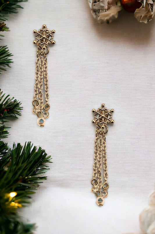 Snowflake Dangle Earring