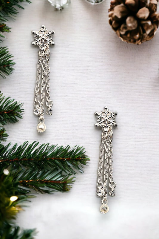 Snowflake Dangle Earring