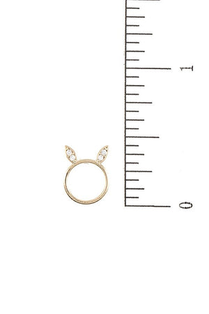 Bunny Ear Pos Earring