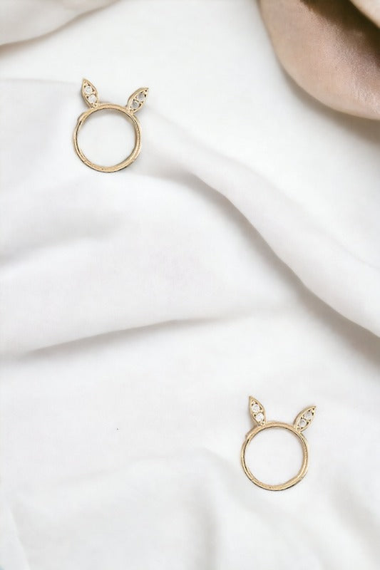 Bunny Ear Pos Earring