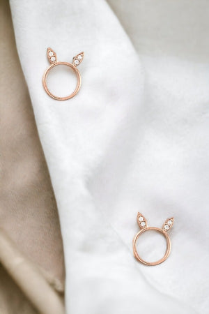 Bunny Ear Pos Earring