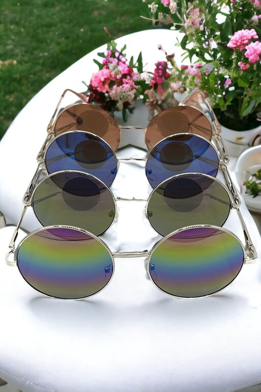 Spring Hinge Color Lenses Sunglass